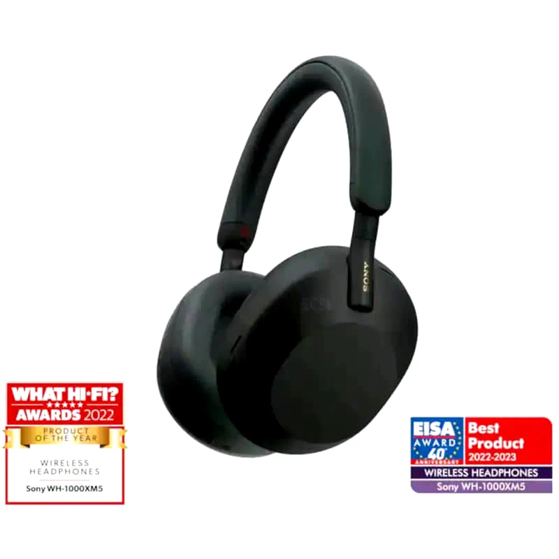 SONY Sony WH-1000XM5 Ασύρματα Ακουστικά Κεφαλής - Black