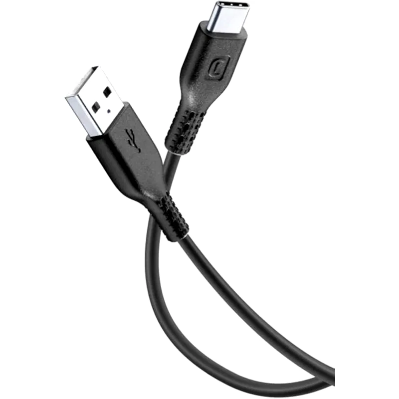 Καλώδιο δεδομένων Cellular Line Usb to Usb-C 1.2m - Black φωτογραφία