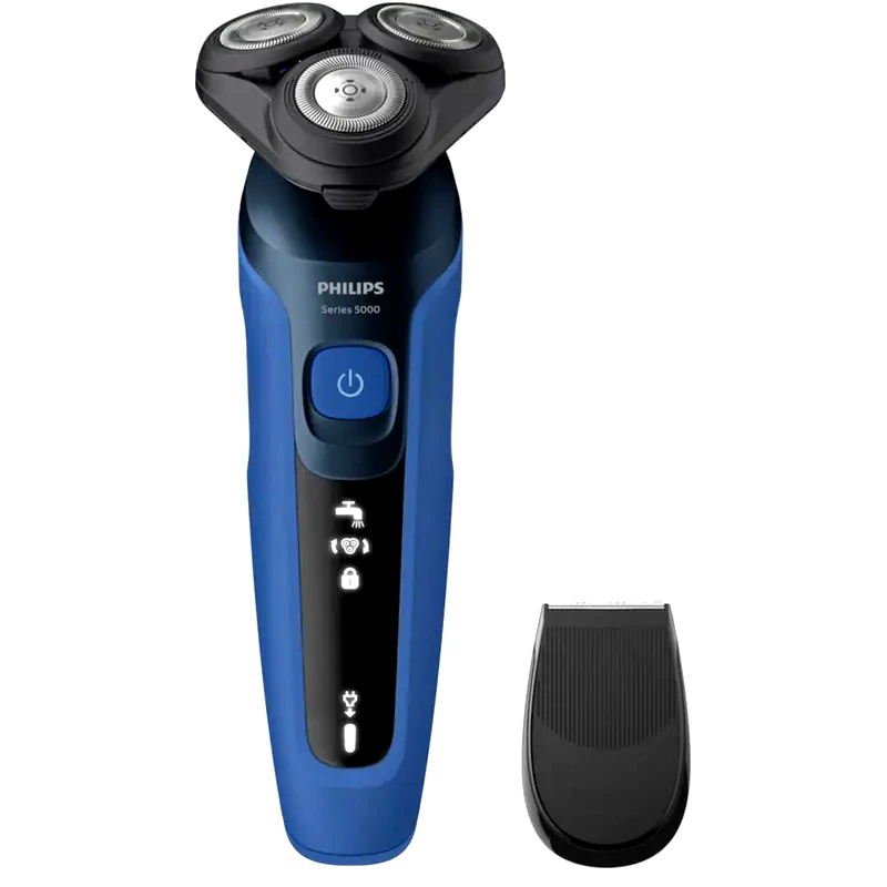 PHILIPS Ξυριστική Μηχανή PHILIPS SERIES 5000 S5466/17 για Υγρό και Στεγνό Ξύρισμα Μπλε