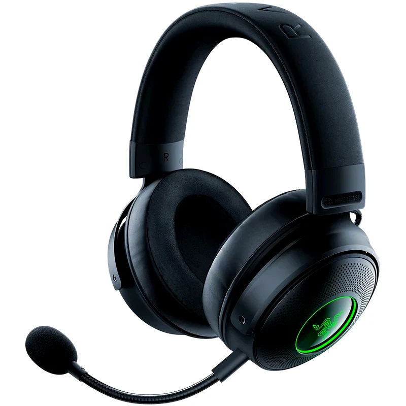 RAZER Razer Kraken V3 Pro Gaming Ασύρματα Ακουστικά 3.5mm/2.4 GHz με RGB Φωτισμό - Μαύρα