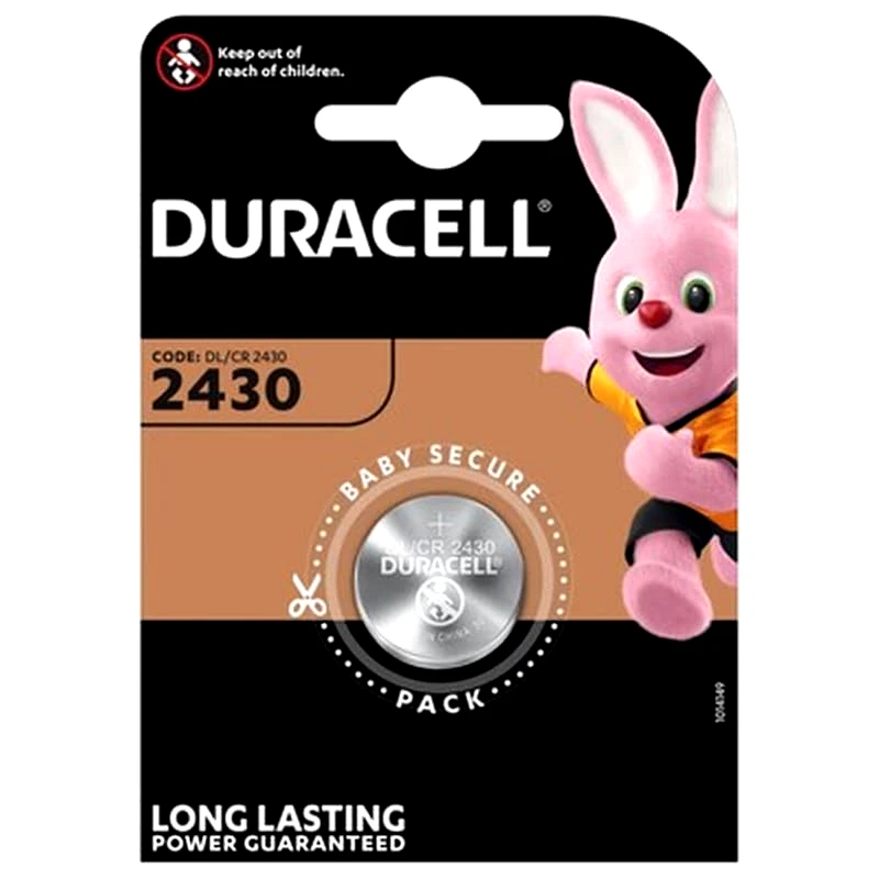 DURACELL DURACELL 790123 ELECTRONICS 3V LM 2430 10X1