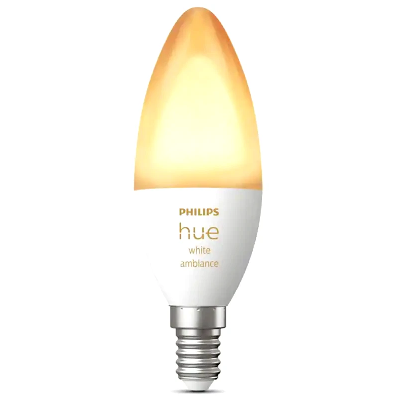 PHILIPS Έξυπνος Λαμπτήρας Philips Hue B39 E14 - Λευκό