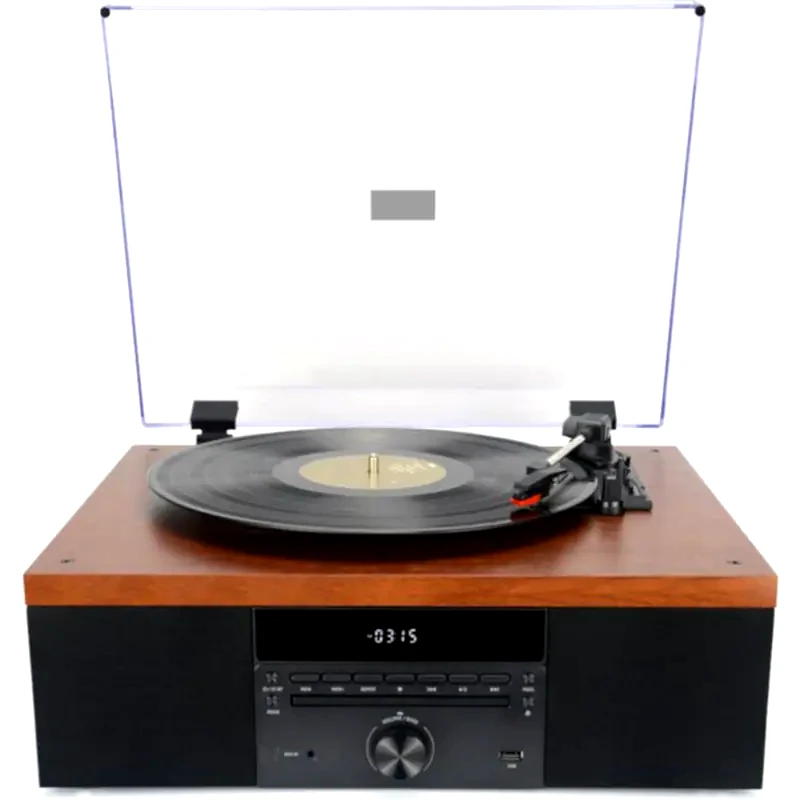 AKAI Πικάπ Akai ATT-14BT Με Ενσωματωμένα Ηχεία - Μαύρο