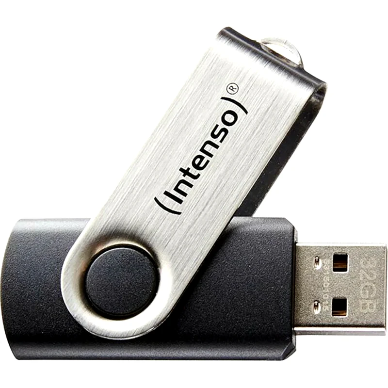 INTENSO Intenso Basic Line 64GB USB 2.0 Stick Μαύρο