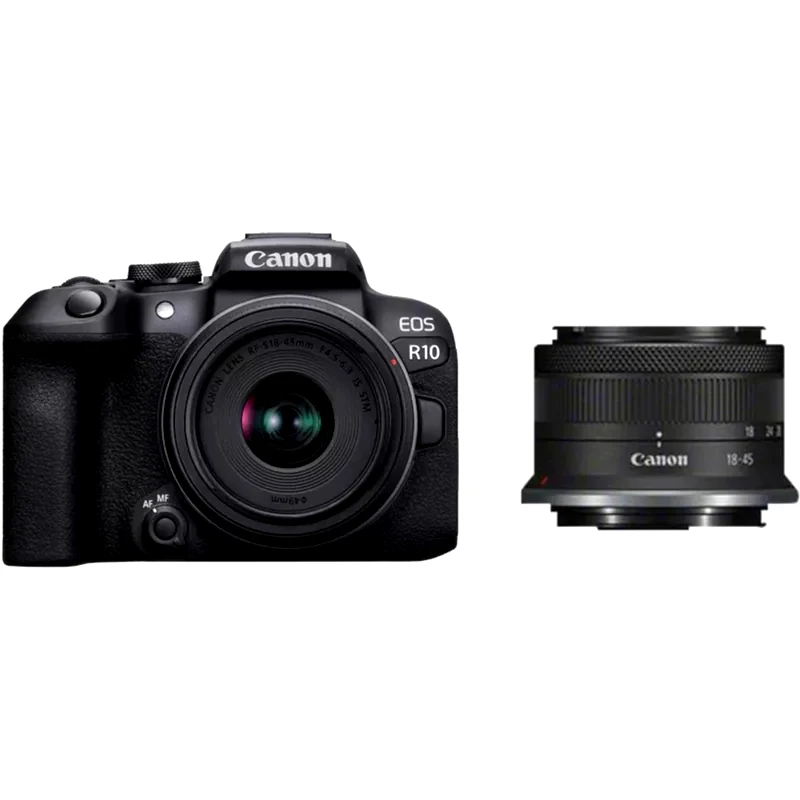 CANON Mirrorless Camera Canon EOS R10 + RF-S18-45 S