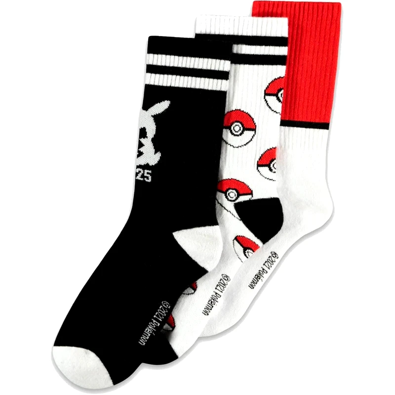 DIFUZED Κάλτσες Difuzed Pokémon - Sport Socks - Νο 39-42 (3 τεμάχια)