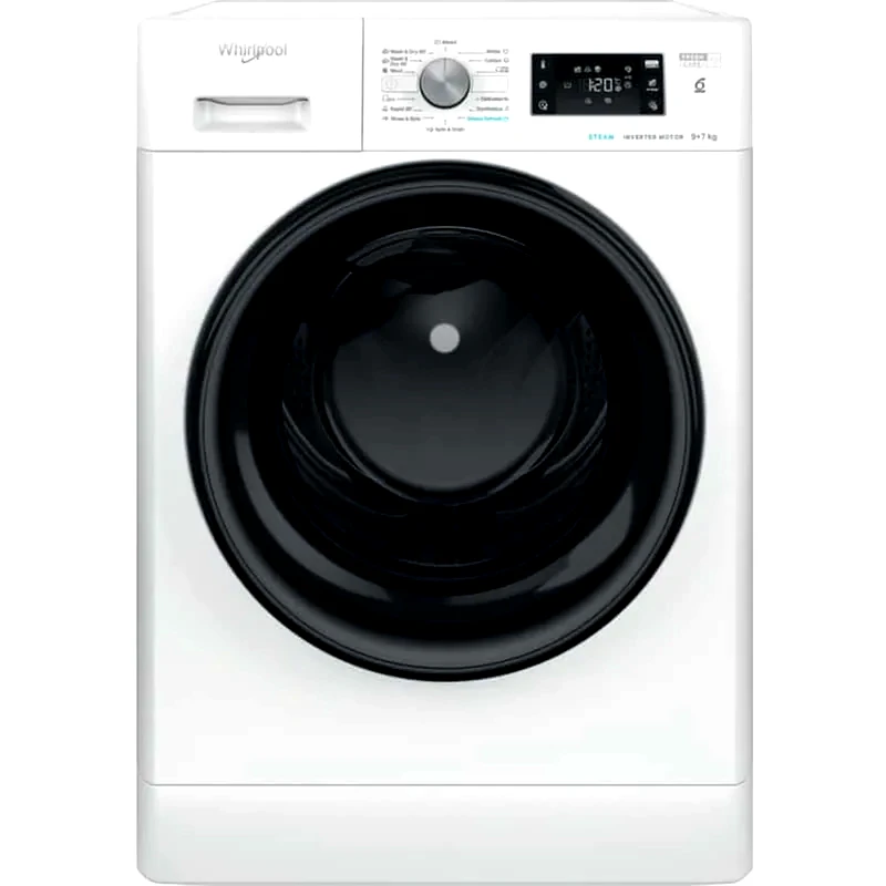 WHIRLPOOL WHIRLPOOL FFWDB 976258 BV EE 9kg/7kg 1.600 Στροφές Λευκό Πλυντήριο Στεγνωτήριο