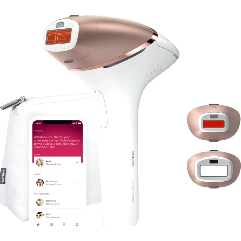 PHILIPS Αποτριχωτική Μηχανή PHILIPS BRI945/00 LUMEA IPL PRESTIGE Ροζ