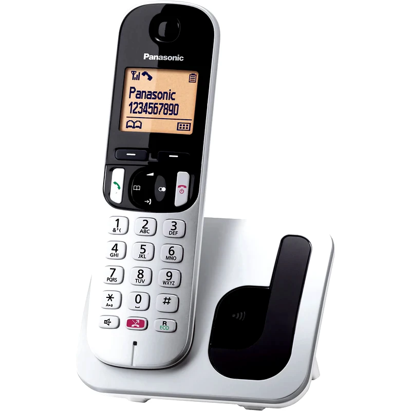 PANASONIC Aσύρματο Τηλέφωνο Panasonic KX-TGC250GRS - Ασημί