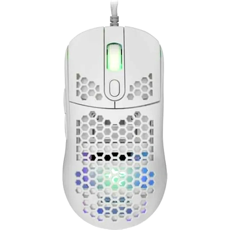 WHITE SHARK White Shark Galahad RGB Gaming Ενσύρματο Ποντίκι 6400 DPI Λευκό