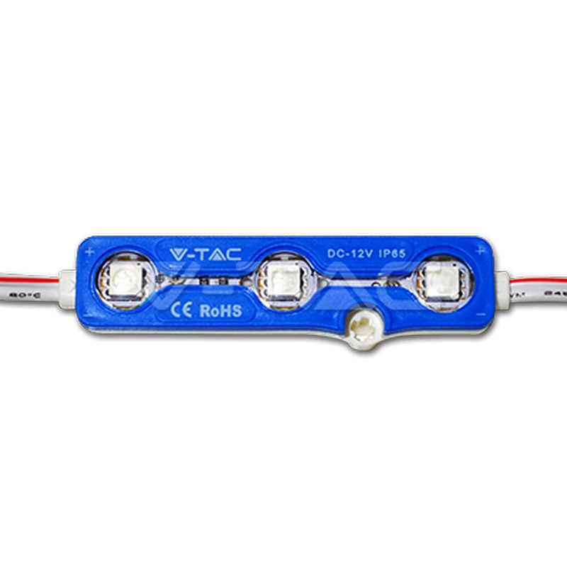 E-DAMIANAKIS Led Module 3smd Chips5050 1.2watt Μπλε Για Επιγραφές Ip67 Vt-50503 V-tac