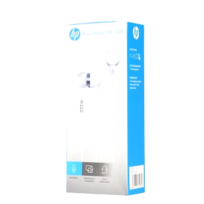 HP Ακουστικά Handsfree HP DHE-7000 3.5mm Jack - Λευκό