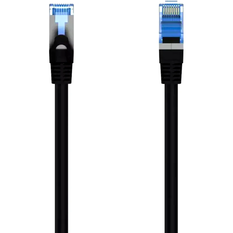 HAMA Καλώδιο HAMA S/FTP Cat.6a 1.5m Μαύρο