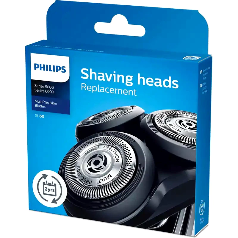 PHILIPS Ανταλλακτικές Κεφαλές PHILIPS SH50/50 για Ξυριστική Μηχανή 3 Τμχ