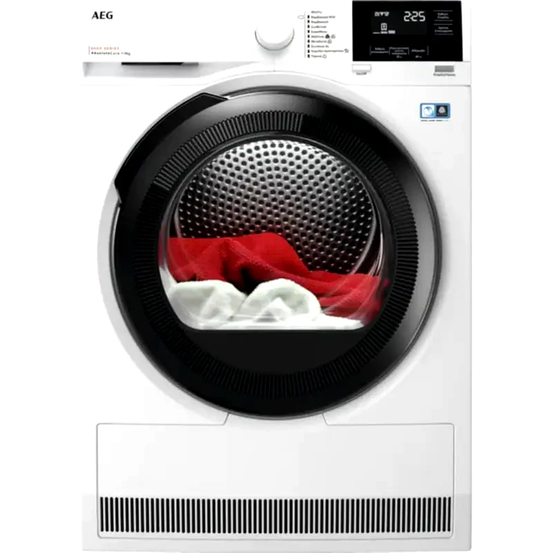 AEG AEG TR819P4G 9 kg A++ με Αντλία Θερμότητας και AbsoluteCare Λευκό Στεγνωτήριο Ρούχων