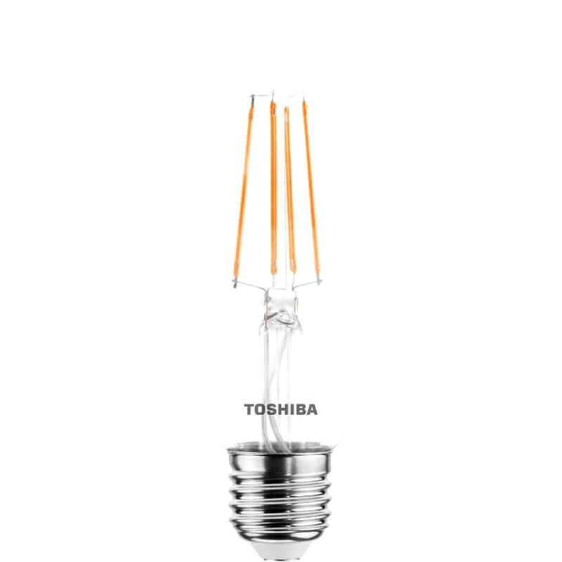 TOSHIBA Λάμπα LED Toshiba Filament G95 E27 7W 2700K - Θερμό Λευκό