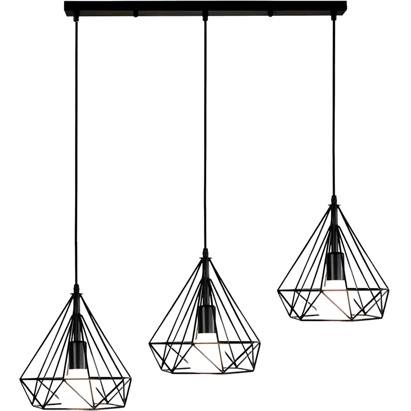 ΧΑΤΖΗΚΟΝΤΙΔΗΣ ΑΕ Κρεμαστό Φωτιστικό Οροφής 28cm Σε Μαύρο Χρώμα R50