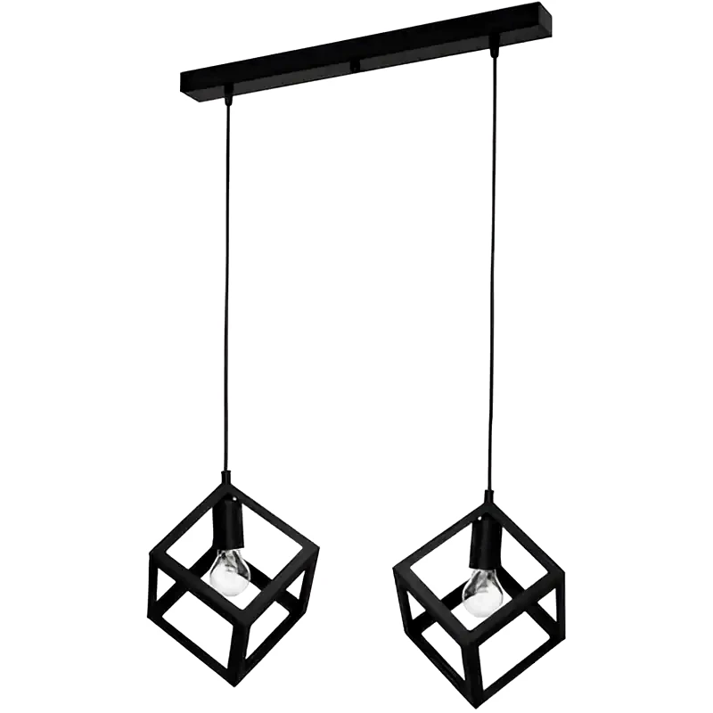 ΧΑΤΖΗΚΟΝΤΙΔΗΣ ΑΕ Κρεμαστό Φωτιστικό Οροφής Σε Μαύρο Χρώμα R60