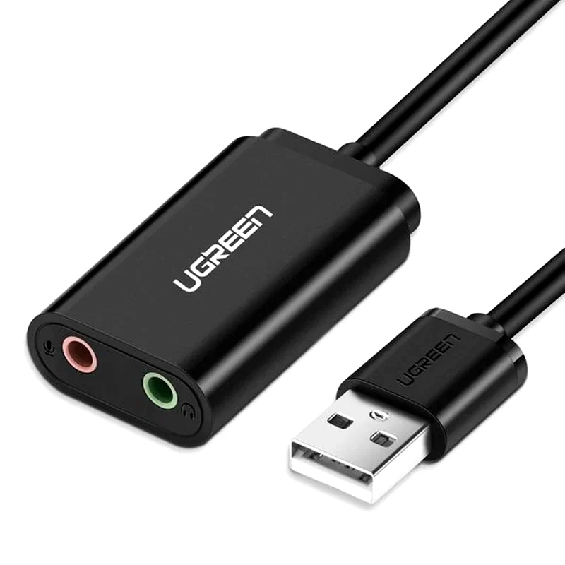 UGREEN Κάρτα ήχου Ugreen US205 USB 2.0 15cm