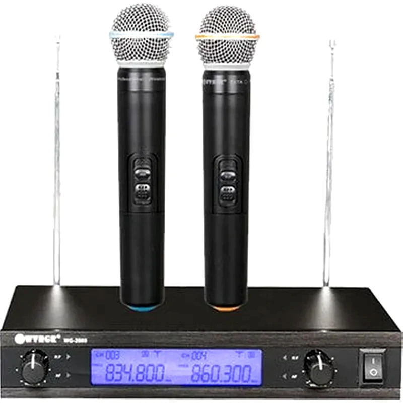 Μικρόφωνα Karaoke Wvngr Wg-2009 Με Συσκευή Studio Quality - Μαύρο