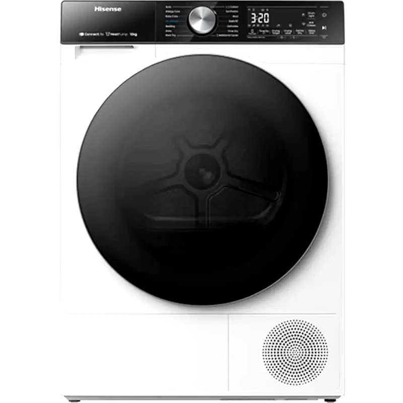 HISENSE HISENSE DH5S102BW 10 kg A+++ με Αντλία Θερμότητας Λευκό Στεγνωτήριο Ρούχων