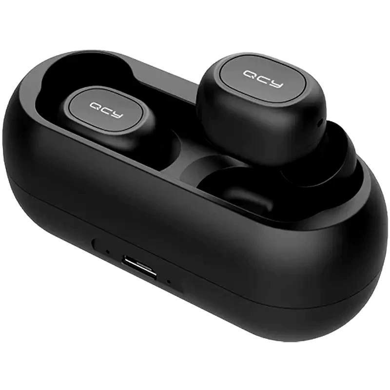 QCY Ακουστικά Bluetooth QCY T1C - Μαύρα