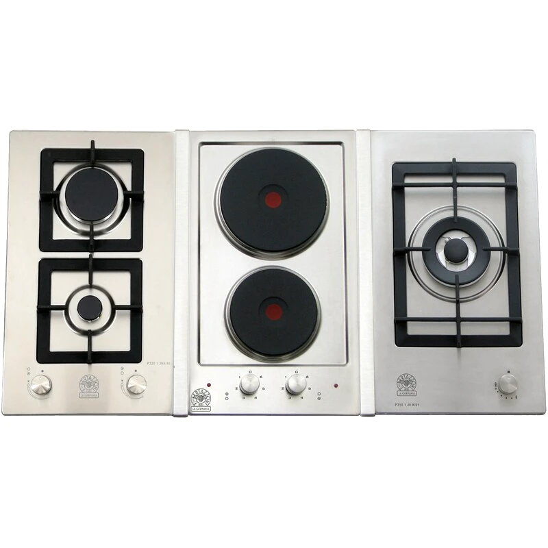 LA GERMANIA LA GERMANIA P93 3CE LAG X (GPL) 92.7 cm Inox Εστία Μεικτή Υγραερίου Αυτόνομη