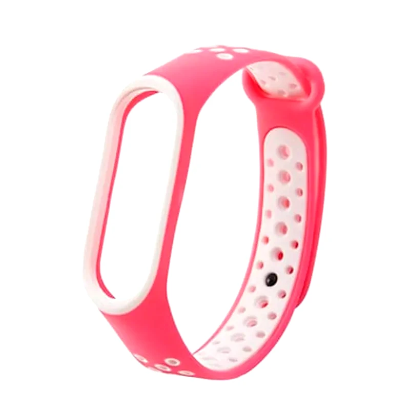 Λουράκι Hurtel Dots για Xiaomi Mi Band 3/Mi Smart Band 4 - Pink White φωτογραφία