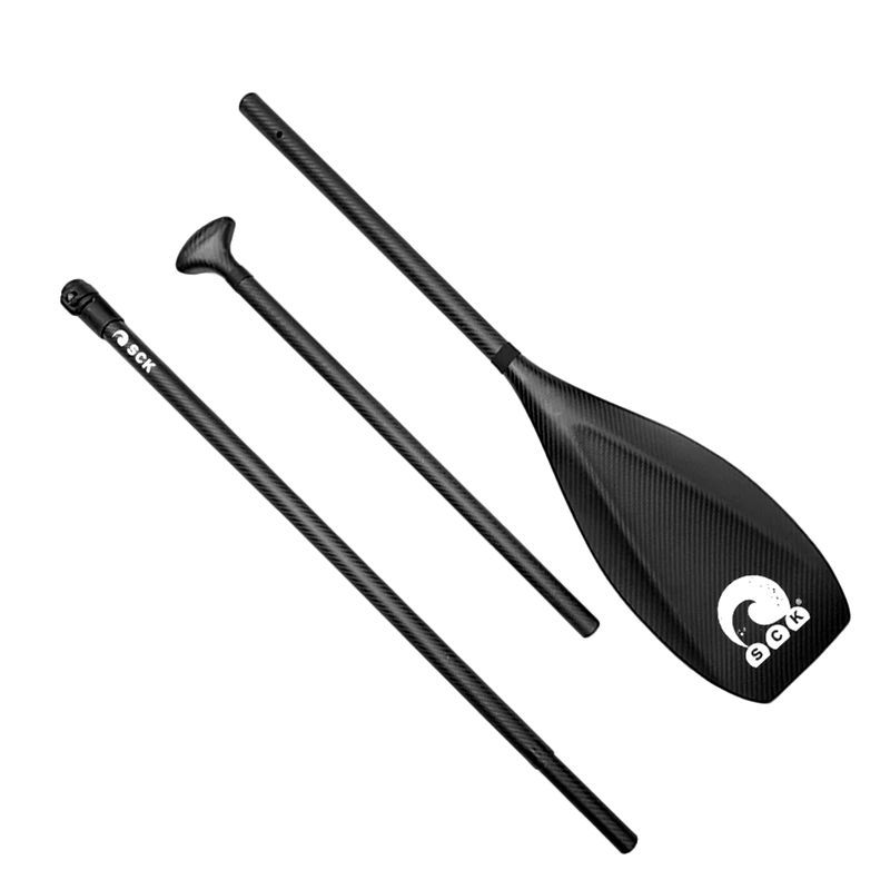 Κουπί από Carbon για Σανίδα SUP SCK 180-230 cm - Μαύρο