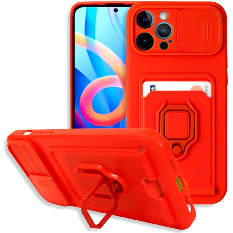BODYCELL Θήκη Apple iPhone 12 Pro Max - Bodycell Multifunction - Κόκκινο