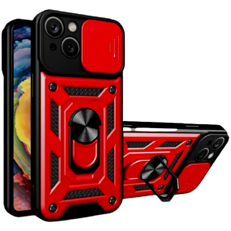 BODYCELL Θήκη Apple iPhone 14 - Bodycell Armor Slide - Κόκκινο