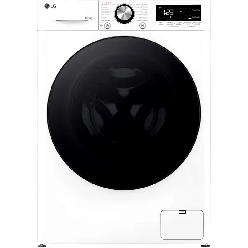 LG LG D4R7010TSWB 10kg/6kg 1.400 Στροφές Λευκό Πλυντήριο Στεγνωτήριο Ρούχων
