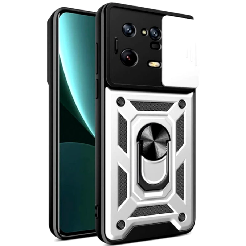 BODYCELL Θήκη Xiaomi Redmi 13 Pro - Bodycell Armor Slide - Ασημί