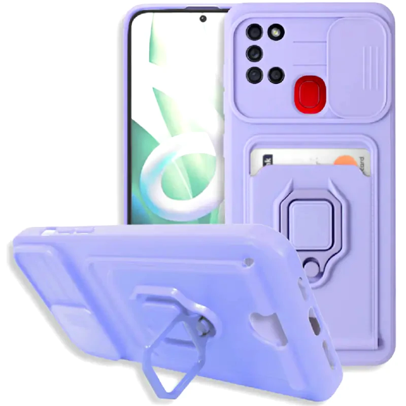BODYCELL Θήκη Samsung Galaxy A21s - Bodycell Multifunction - Μωβ