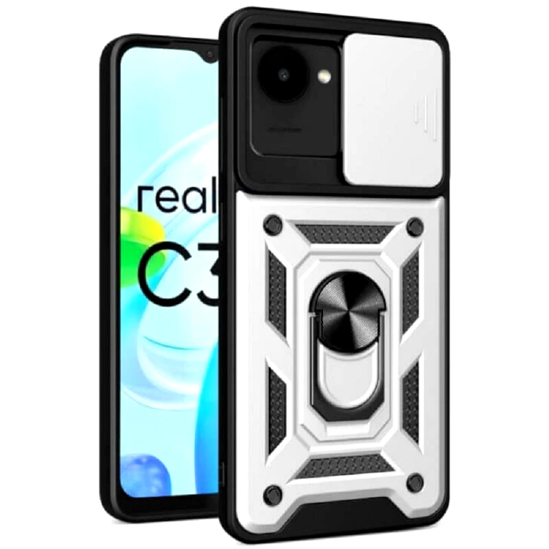 BODYCELL Θήκη Realme C30 - Bodycell Armor Slide - Ασημί