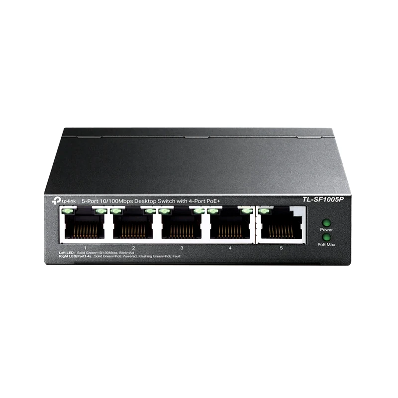 TP-LINK TP-LINK TL-SF1005P v1 L2 Switch με 5 Θύρες Ethernet