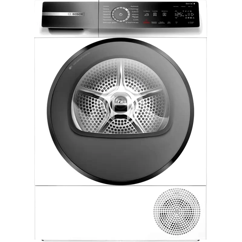 BOSCH BOSCH WQB245B8GR 9 kg με Αντλία Θερμότητας Λευκό με WiFiΣτεγνωτήριο Ρούχων
