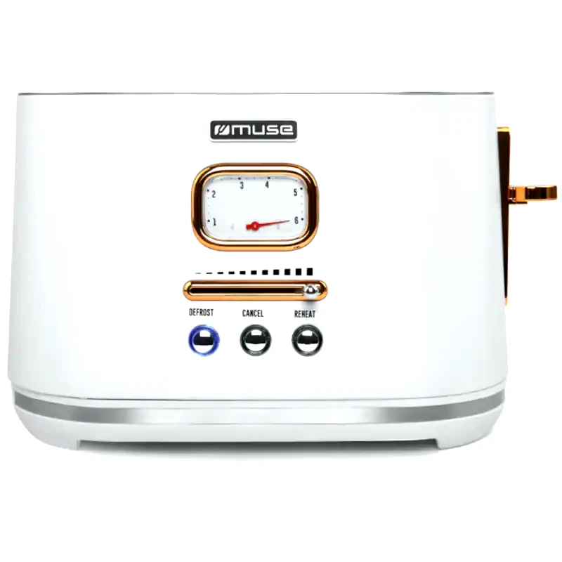 MUSE MUSE MS-130 W 2 Θέσεων 1000W Λευκό Φρυγανιέρα