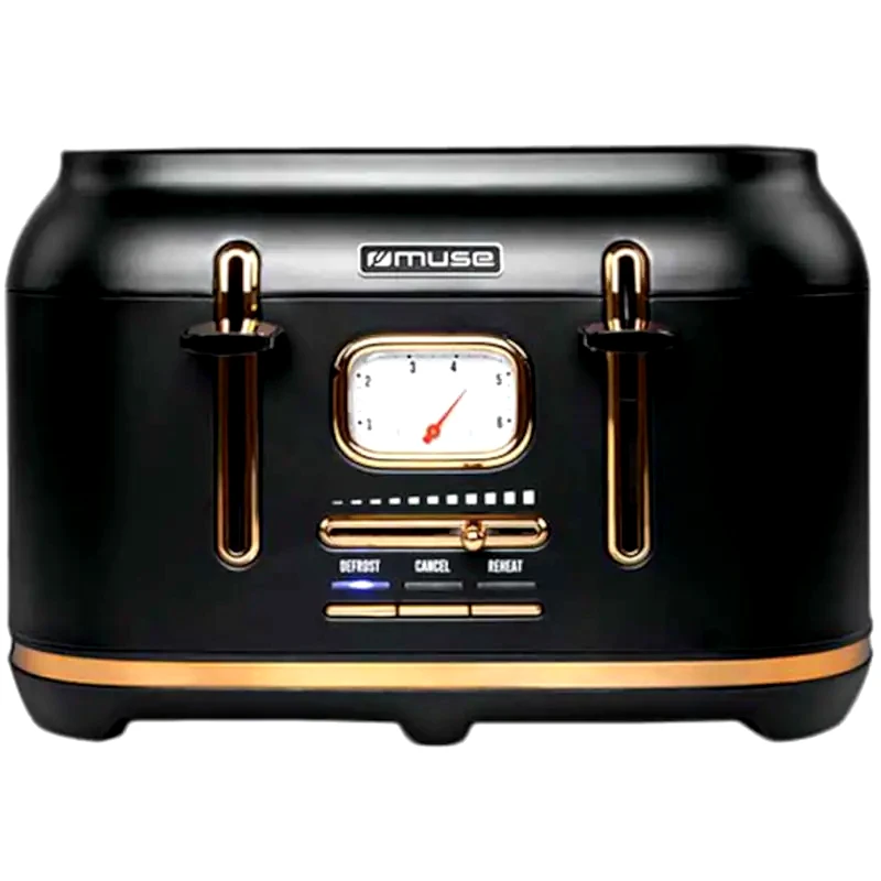 MUSE MUSE MS-131 BC 4 Θέσεων 1800W Μαύρο Φρυγανιέρα