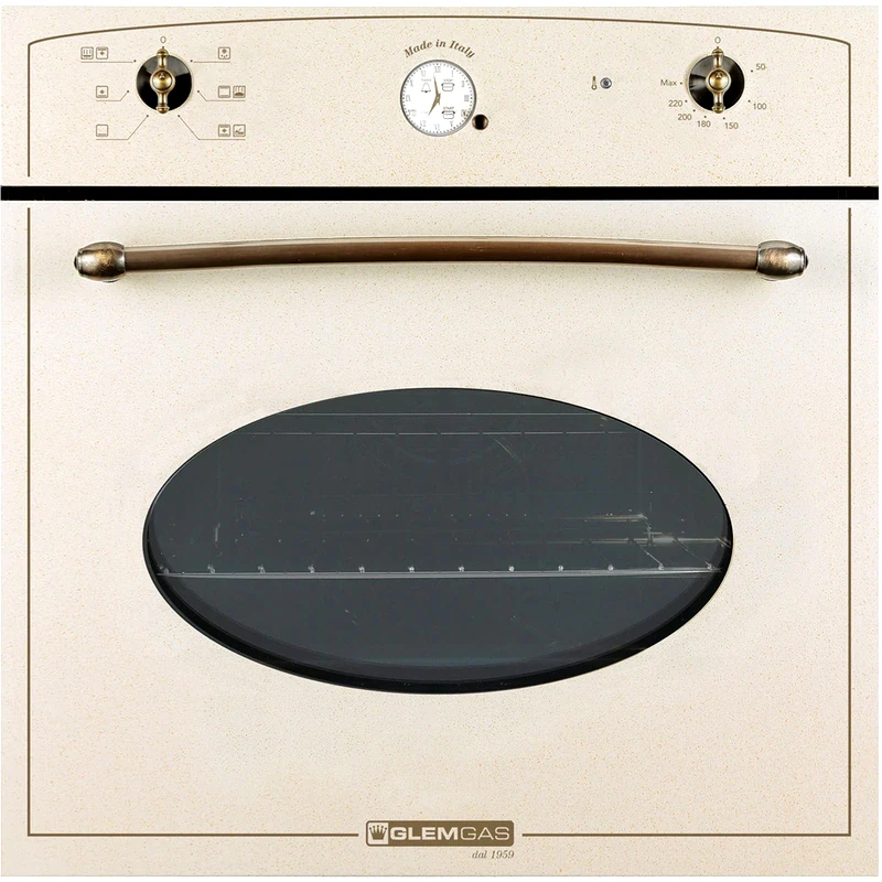 GLEM GAS GLEMGAS GFT64SA-S3 64 Lt Μπεζ Εντοιχιζόμενος Φούρνος Άνω Πάγκου