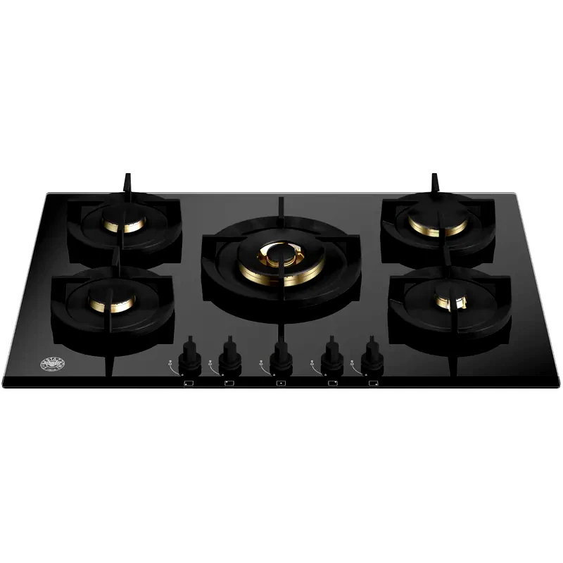 BERTAZZONI BERTAZZONI P755CMODGNET (GN) 75.5 cm Μαύρο Εστία Φυσικού Αερίου Αυτόνομη