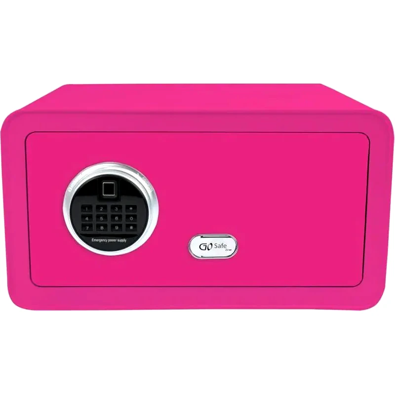 GOSAFE Χρηματοκιβώτιο Olympia GOsafe 2.0 210FP GR 28L με Δακτυλικό Αποτύπωμα 23x43x35 cm - Ροζ