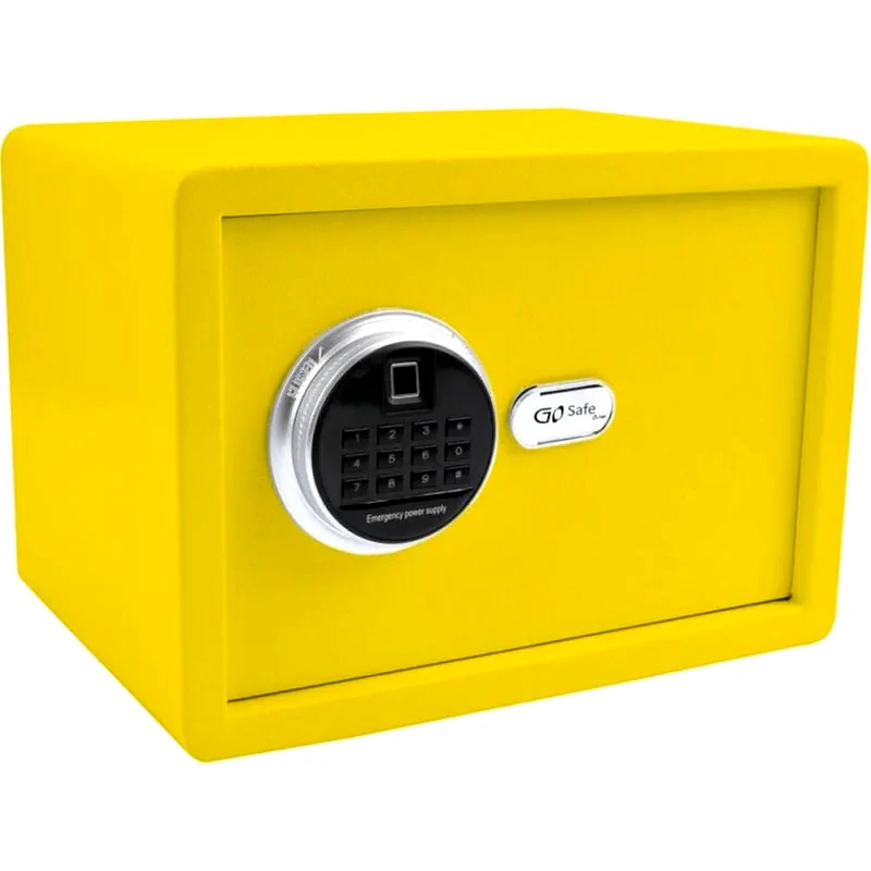 OLYMPIA Χρηματοκιβώτιο Olympia GOSafe 2.0 120FP GRE 16L με Δαχτυλικό Αποτύπωμα 25x35x25 cm - Κίτρινο