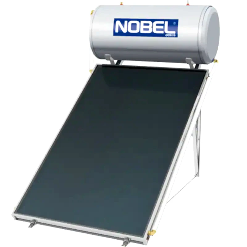 NOBEL Ηλιακός Θερμοσίφωνας NOBEL Aelios Glass 160L/2.6τμ Διπλής Ενέργειας Ταράτσας