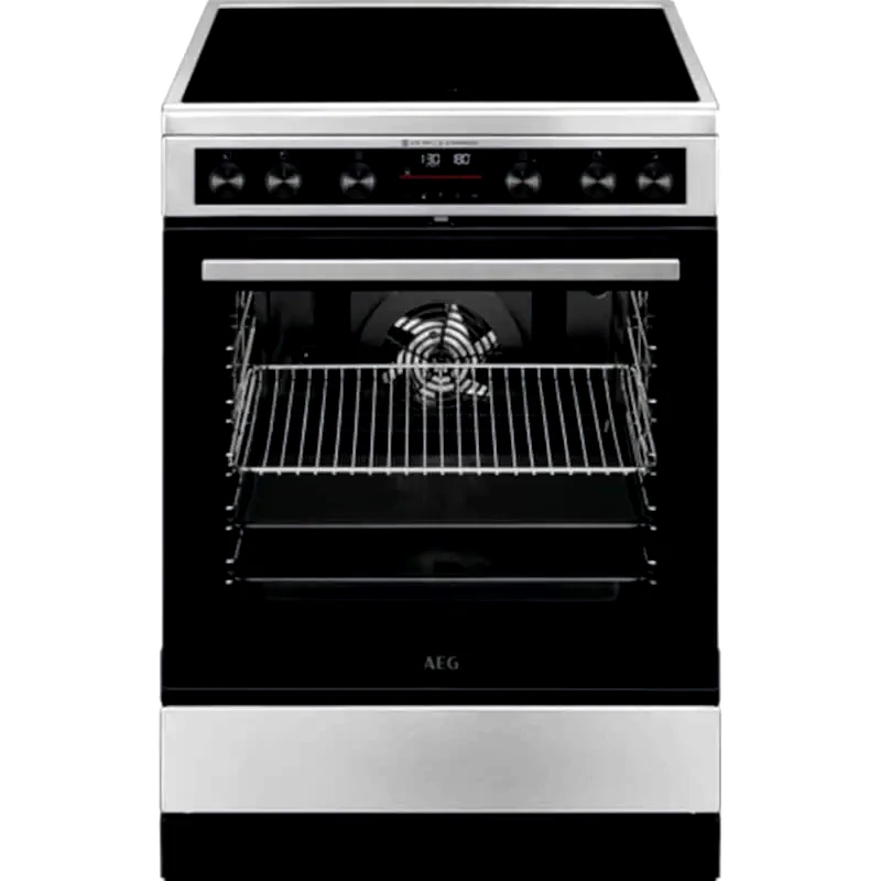 AEG AEG SteamBake CCB6693APM 73 Lt Inox Ηλεκτρική Κουζίνα Κεραμική