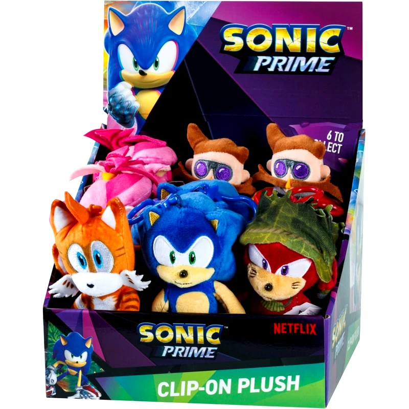 Λούτρινη Φιγούρα P.M.I Sonic Prime SON7004 - 15cm (1τμχ τυχαίο)