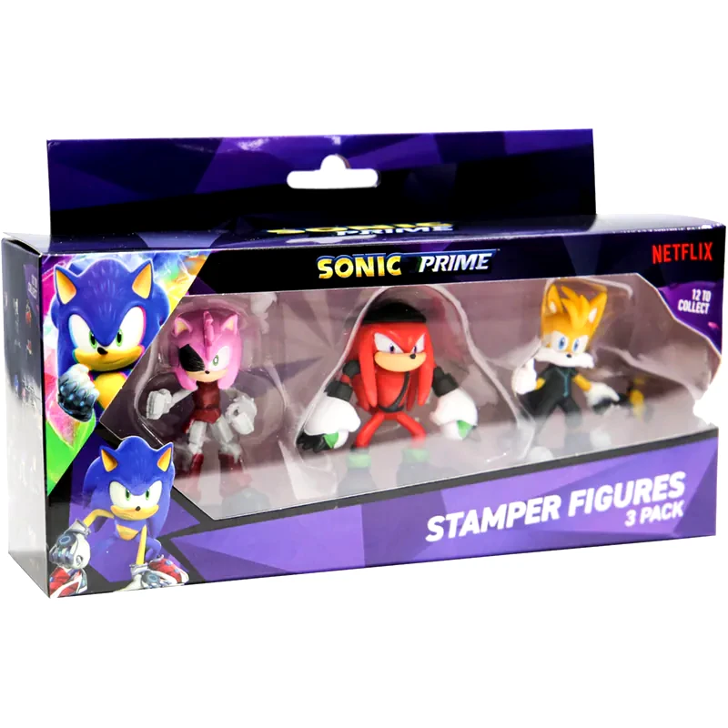 Φιγούρες Σφραγίδα P.M.I Sonic Prime SON5021 - 7.5cm - (3τμχ τυχαία)