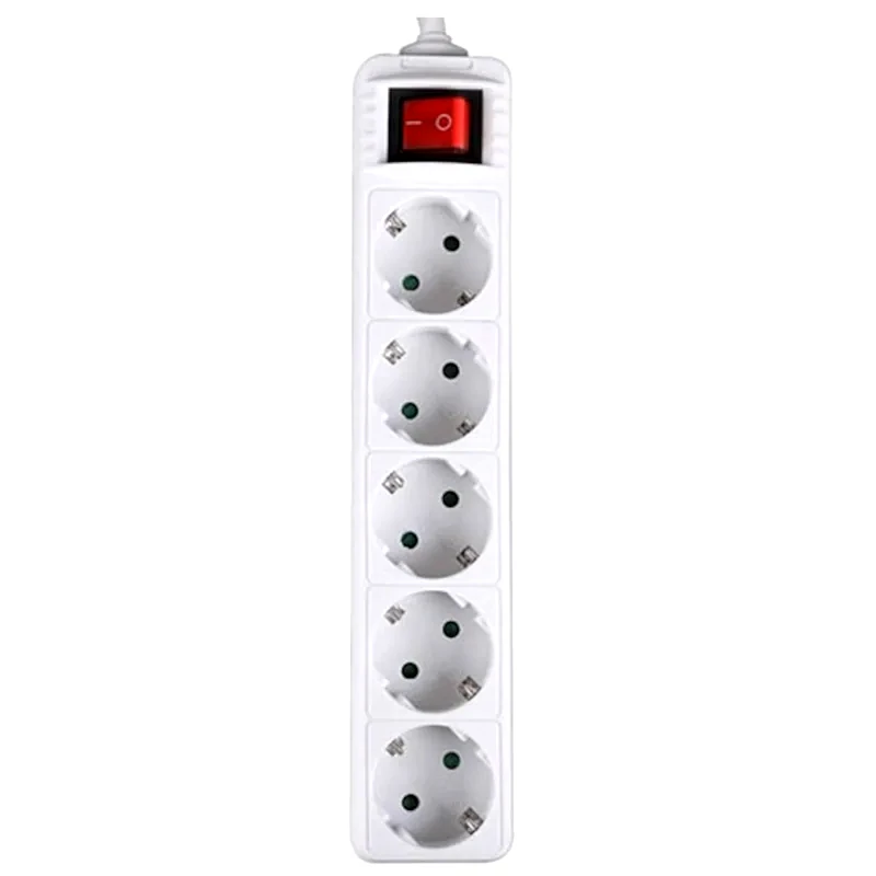 LAMTECH Πολύπριζο Lamtech LAM023732 5 θέσεων 1.4m - Λευκό