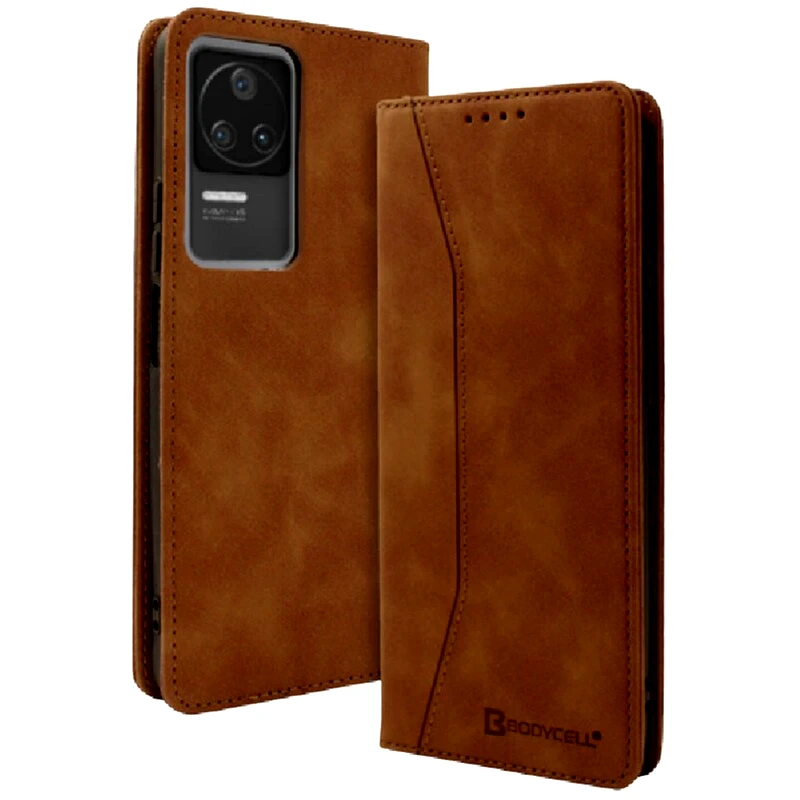 BODYCELL Θήκη Πορτοφόλι Xiaomi Poco F4 - Bodycell - Καφέ