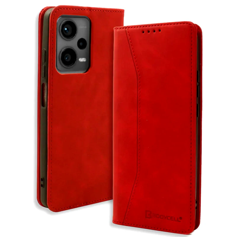 BODYCELL Θήκη Πορτοφόλι Xiaomi Poco X5 - Bodycell - Κόκκινο
